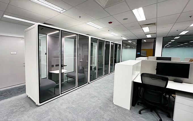 najnowsza sprawa firmy na temat Airport Projects-Creating Quiet Spaces for Efficient Collaboration