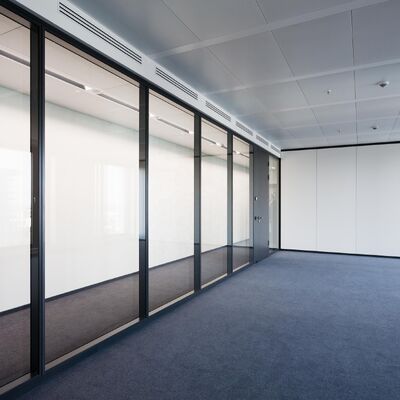 Prefabricated Partition System Pre-fabricated Glass Demountable Partition Wall System