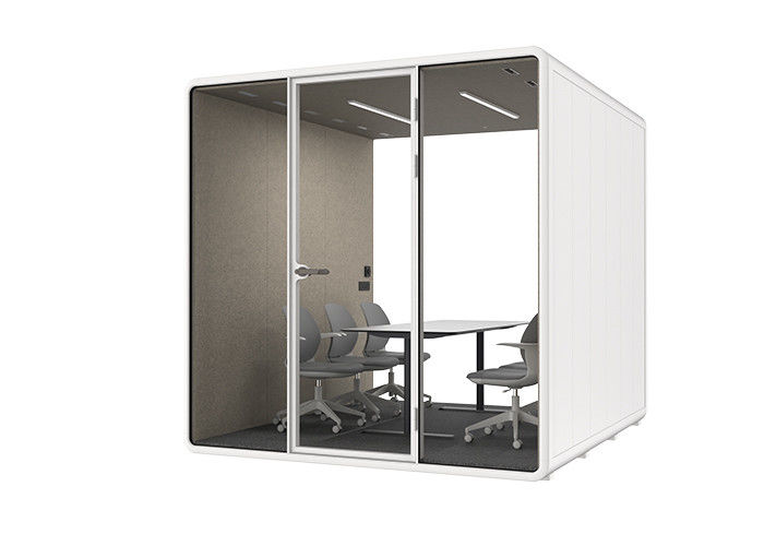 New design Office Pod 1-6 People Modern Large Phone Booths with Furnitures