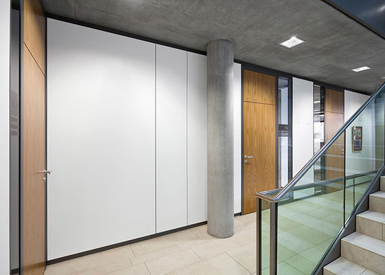 Wysoka izolacja akustyczna ściana ze szkła stałego podwójny panel przegród bezpieczeństwa modułowy przegród