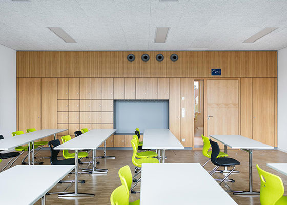 Dźwiękoodporny aluminiowy mur rozdzielczy z oświetleniem LED 30dB