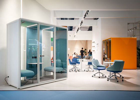 Wysokiej jakości, dźwiękoszczelna kabina telefoniczna, akustyczna kabina biurowa z meblami z Chin.